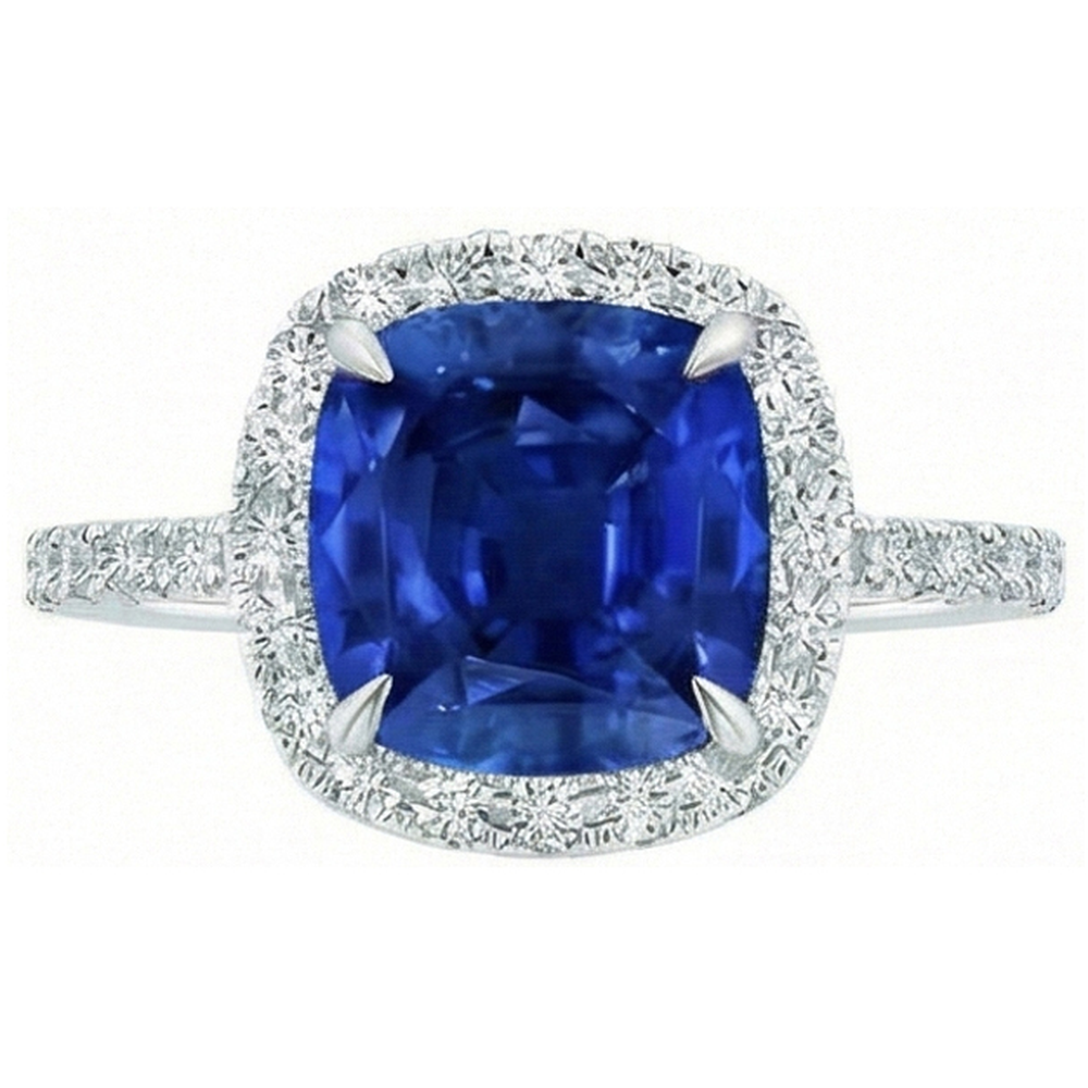 echter round diamant 2.50Karat ring Seitenansicht