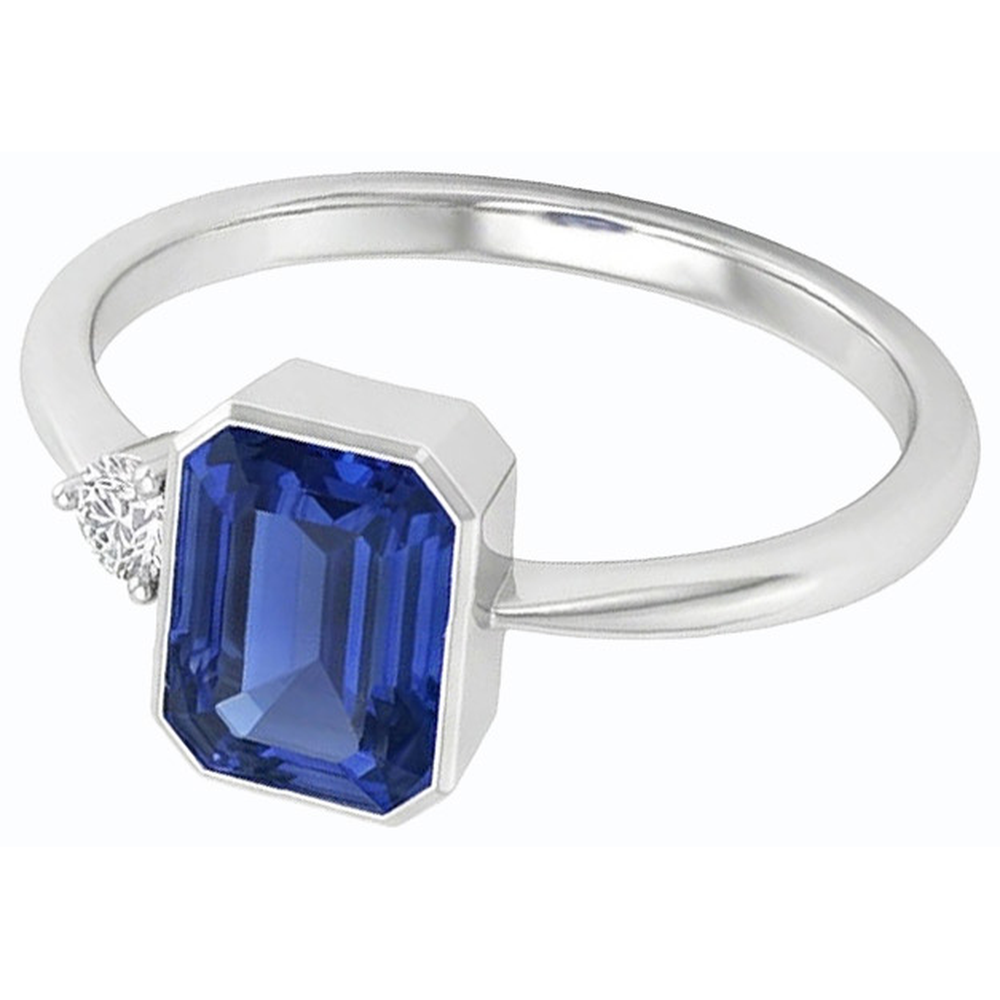 echter round diamant 1.75Karat ring Detailansicht