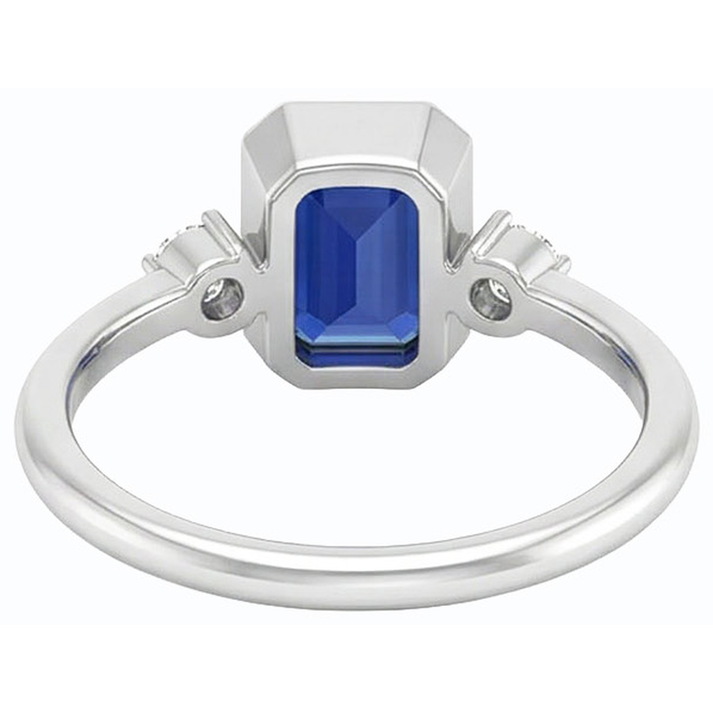 echter round diamant 1.75Karat ring Profilansicht