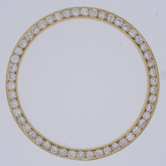 Runde, individuell angefertigte Diamantlünette mit 3,50 Karat, passend für alle Rolex Date 34 mm-Uhrenmodelle
