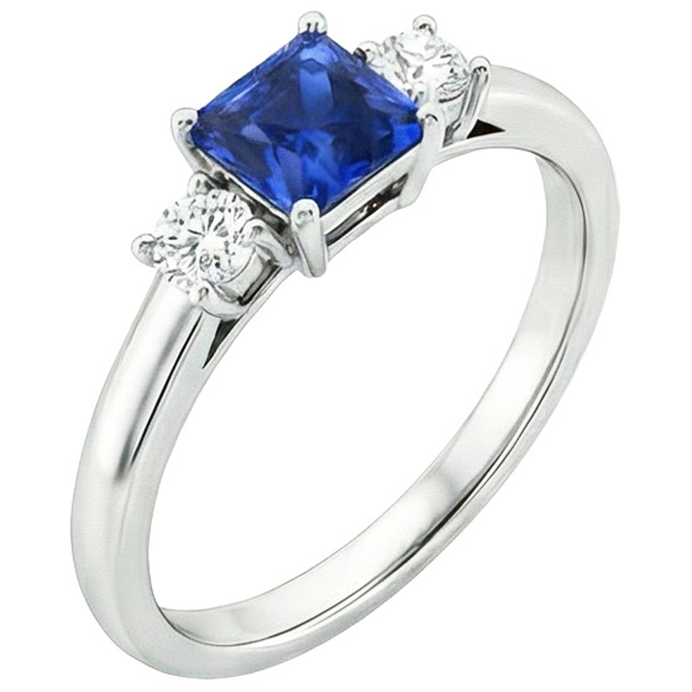 echter round diamant 1.25Karat ring Detailansicht