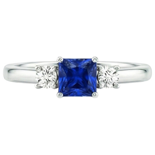echter round diamant 1.25Karat ring Seitenansicht