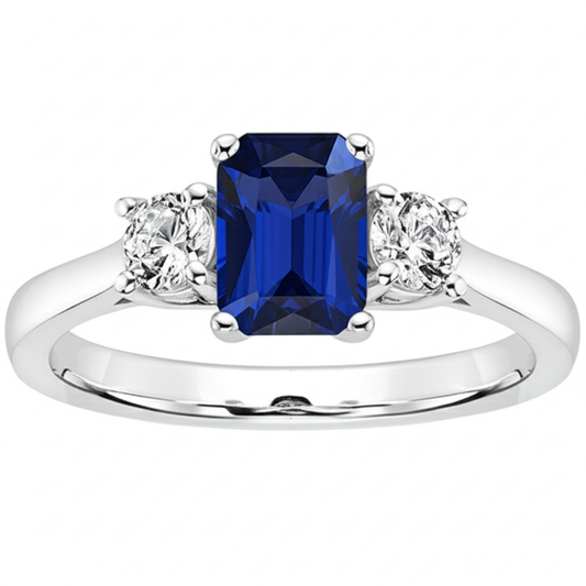 echter round diamant 4.50Karat ring Detailansicht
