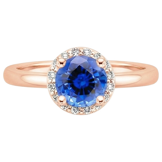 echter round diamant 2.50Karat ring Detailansicht