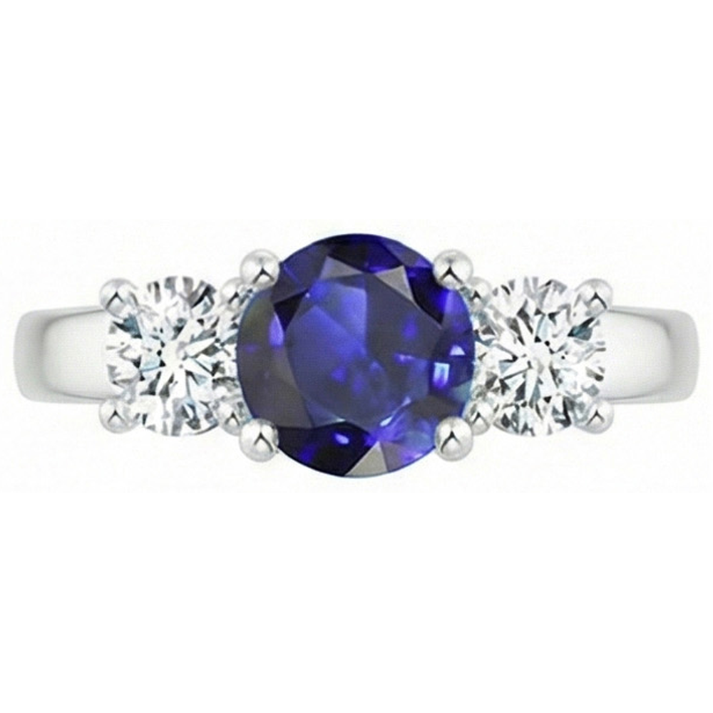 echter round diamant 1.75Karat ring Detailansicht
