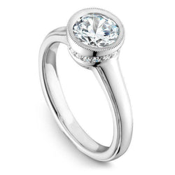 Runder  Echt Aus der Erde Abgebauter Natürlicher Diamant-Verlobungsring 2.54 Karat Weißgold 14K