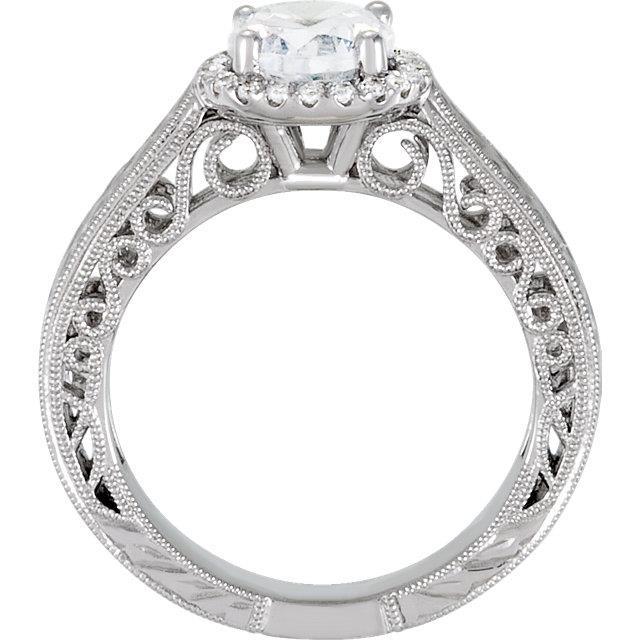 Runder Echt Diamant Vintage Style Halo Ring 1,66 Karat mit Filigran Damenschmuck Neu