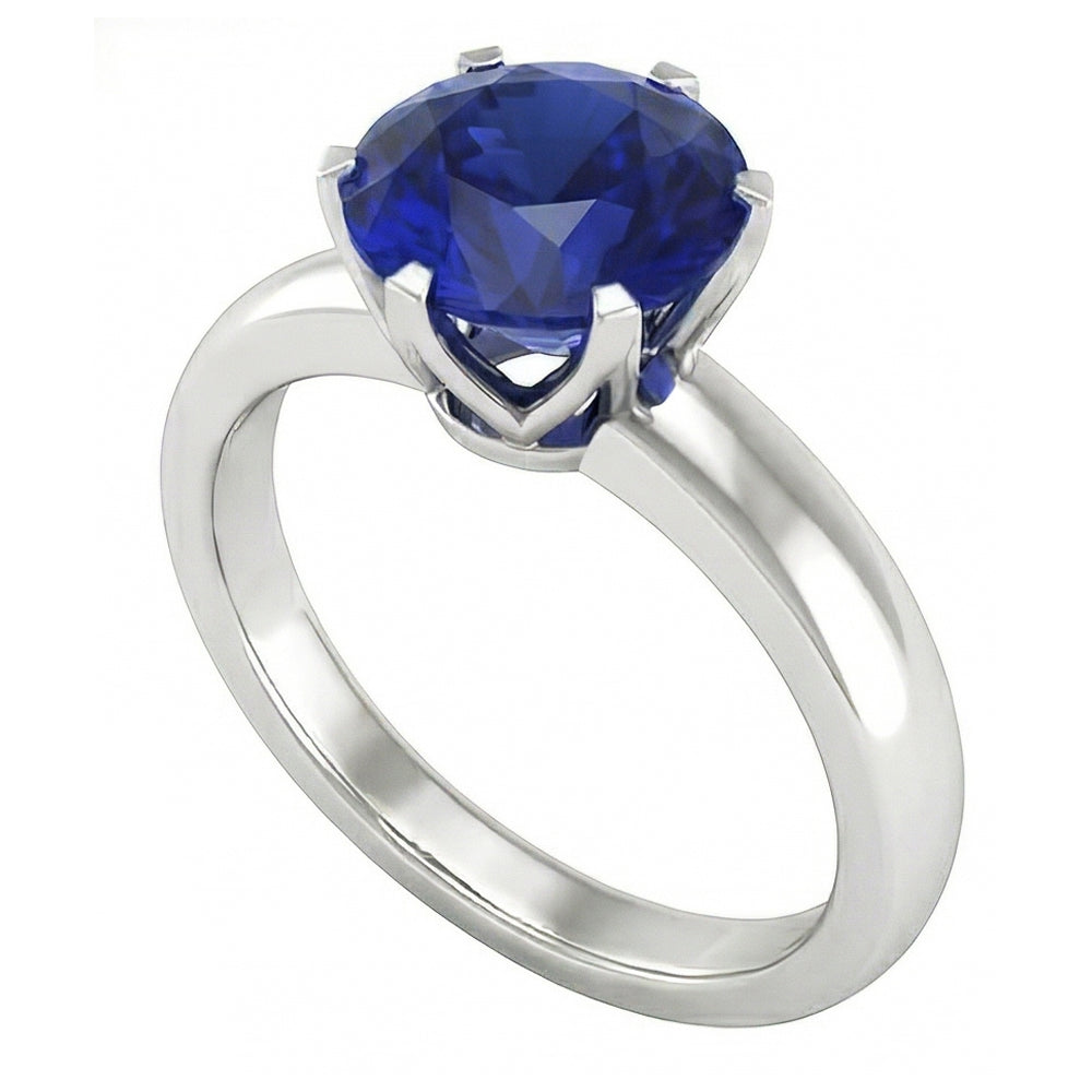 echter round diamant 3Karat ring Seitenansicht