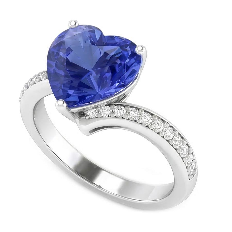 echter round diamant 4.50Karat ring Vorderansicht