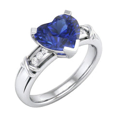 Echter Saphir Ring 3 Karat