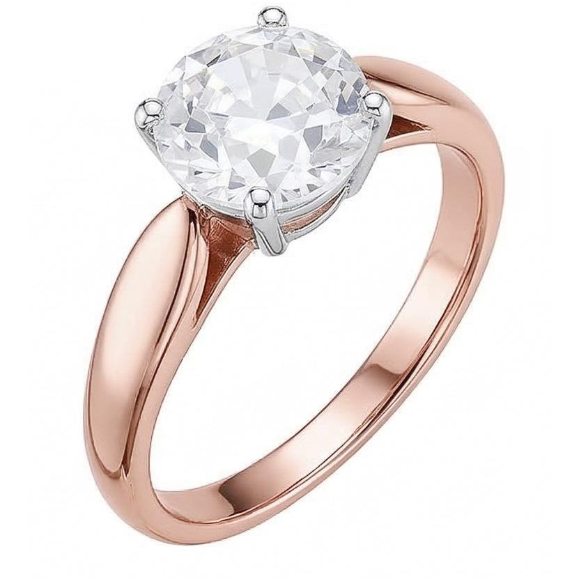 echter round diamant 1.50Karat ring Seitenansicht