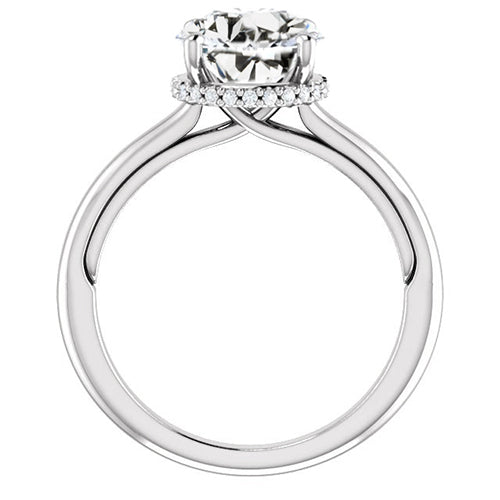 echter round diamant 6.50Karat ring Detailansicht