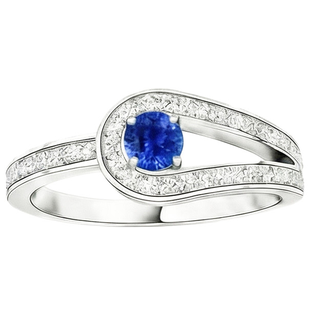 echter round diamant 1.50Karat ring Seitenansicht