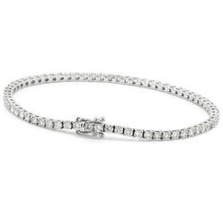 Rundschliff 5,40 ct Echt Diamant Damen Tennis Armband Weißgold