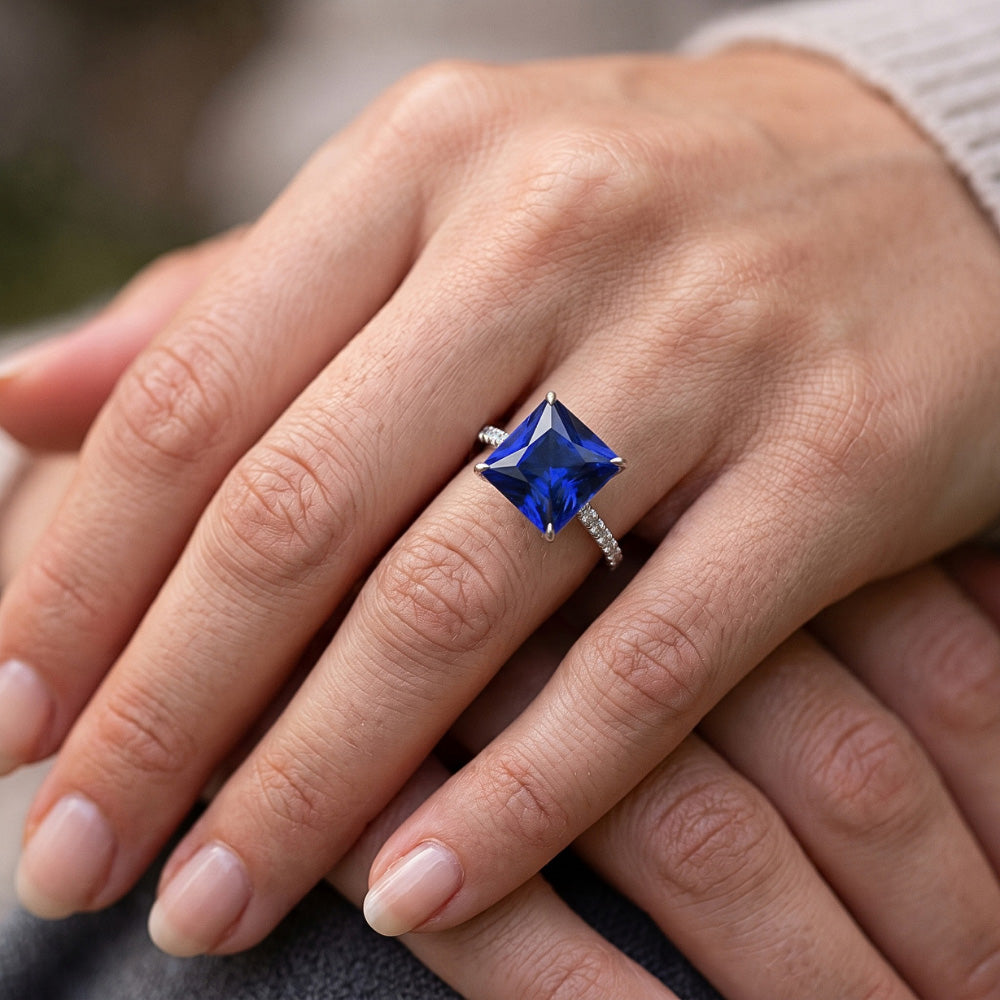 Saphir Ring GIA ZERTIFIZIERT 7,14 Karat