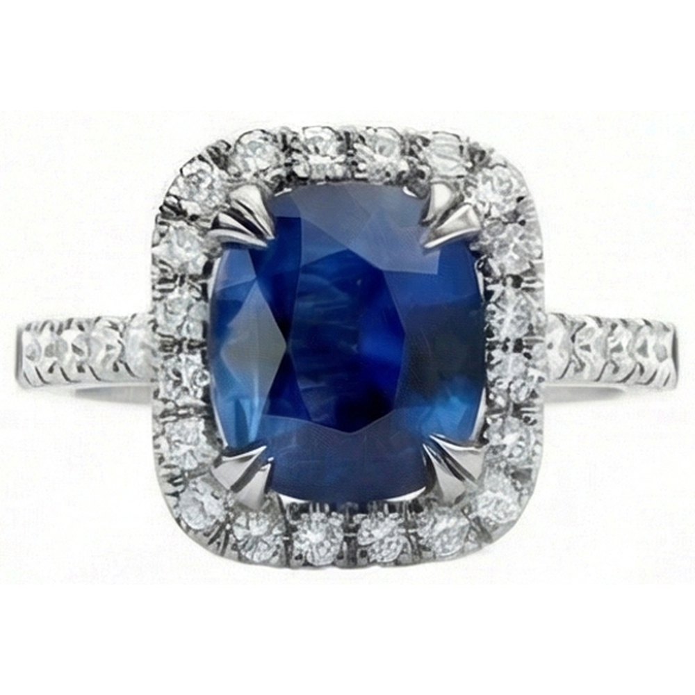 echter round diamant 2.00Karat ring Detailansicht