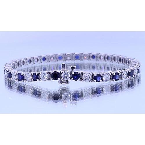 Saphir-Stein-Diamant-Armband3