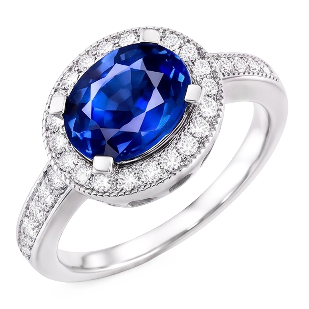 Saphir-Stein-Ring