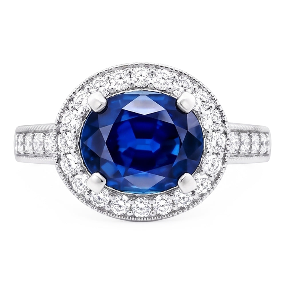 Saphir-Stein-Ring