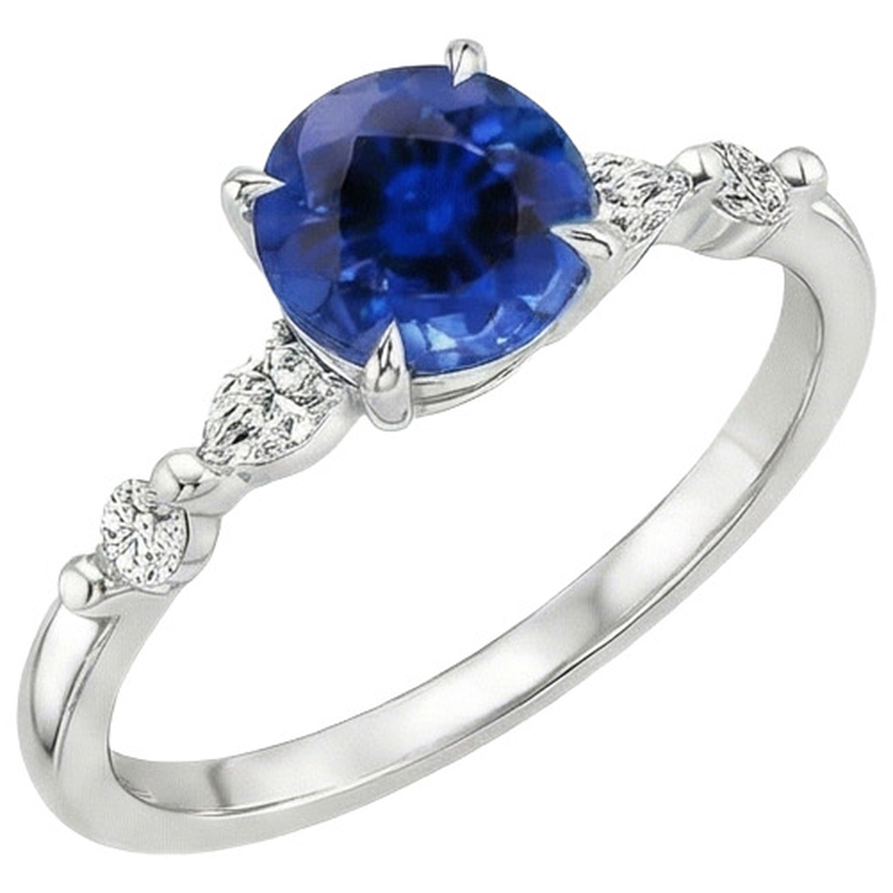 echter marquise diamant 2Karat ring Draufsicht