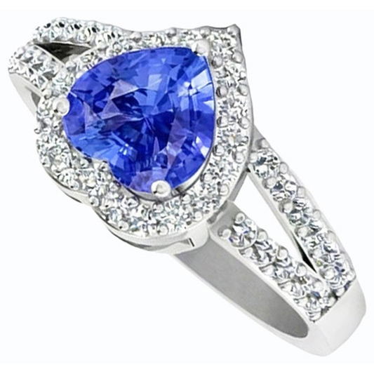 echter round diamant 1.50Karat ring Seitenansicht