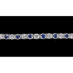 Saphir- natürlich Diamant-Armband
