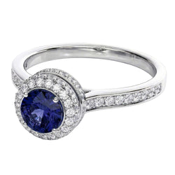 Echter Saphir Ring 3 Karat