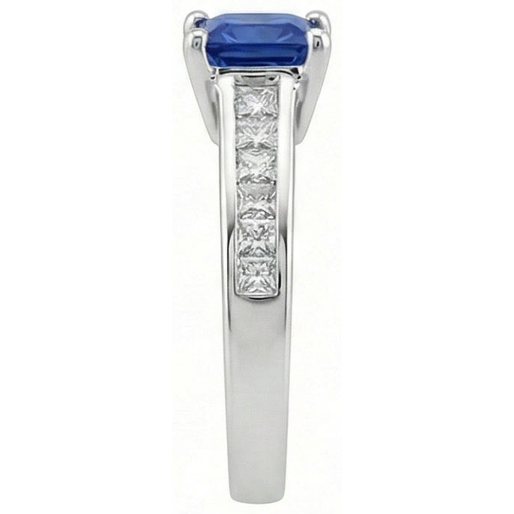 Saphirring Princess Cut