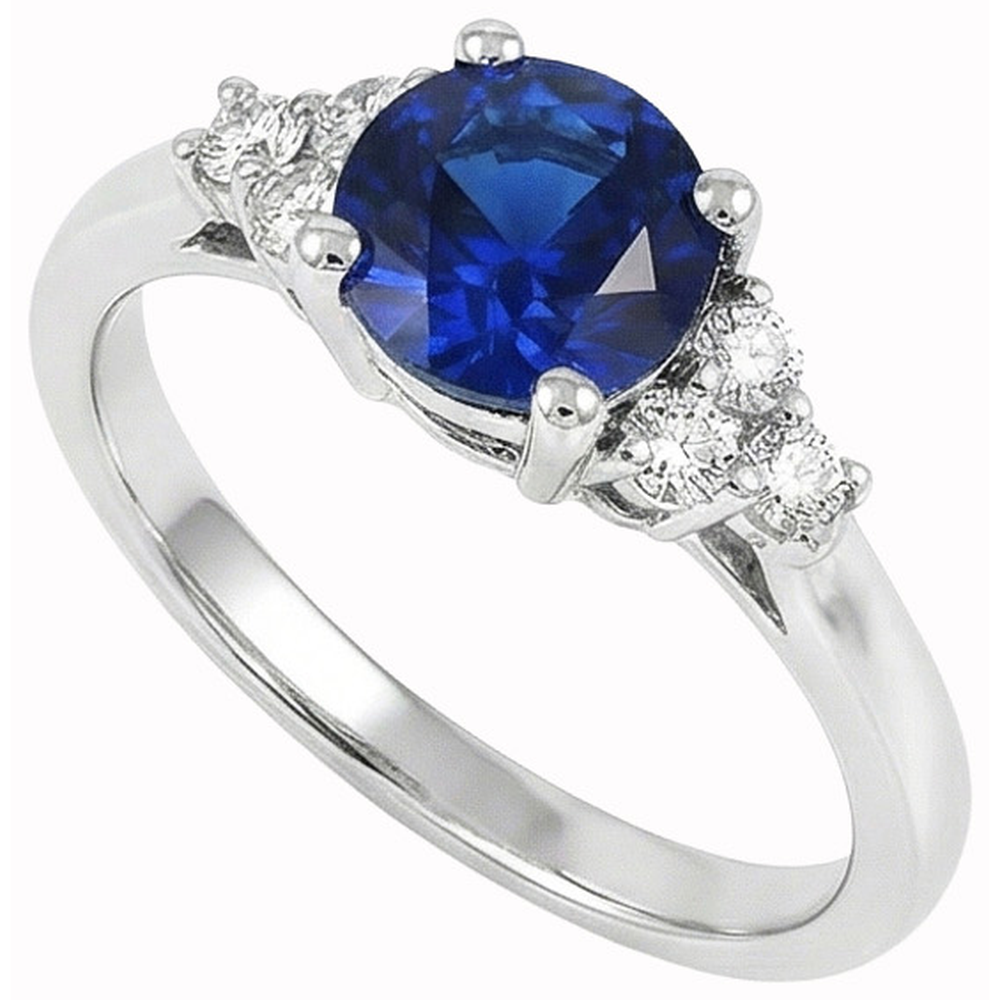 echter round diamant 1.00Karat ring Detailansicht