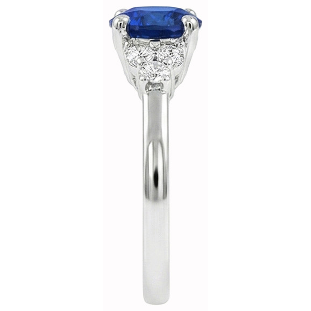 echter round diamant 1.00Karat ring Draufsicht