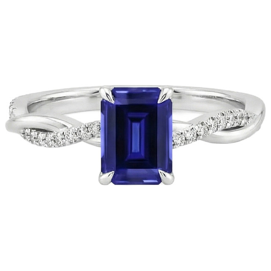 echter round diamant 1.50Karat ring Seitenansicht