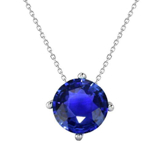 Eleganter Stein-Halskette 3 Karat – Hauptansicht