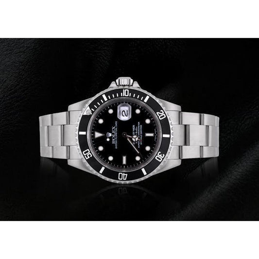 Schwarze Rolex Oyster