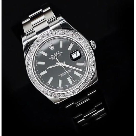 Diamanten-Lünette Rolex