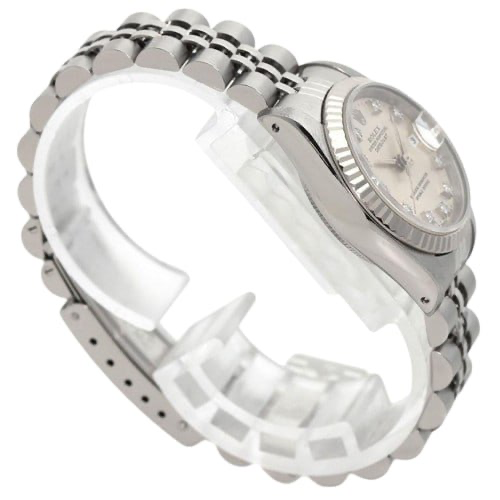 Edelstahl Silbernes Diamant Rolex