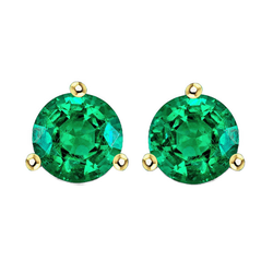 Edler Smaragd GIA-Zertifiziert Gemstone Earring 3 Karat in