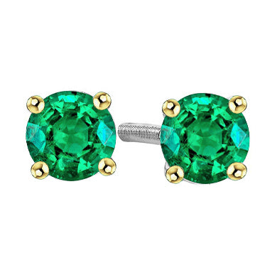 Echter Smaragd Gemstone Earring – Hauptansicht