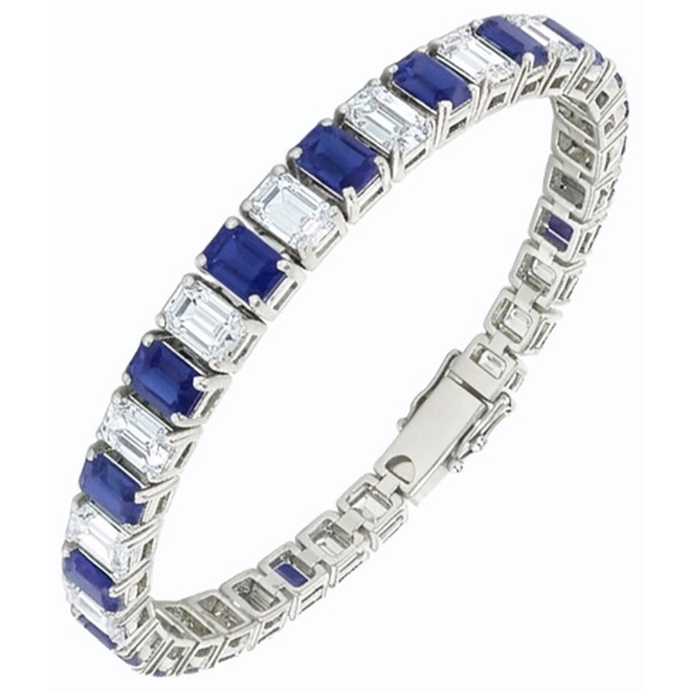 echter diamant 7Karat armband Draufsicht
