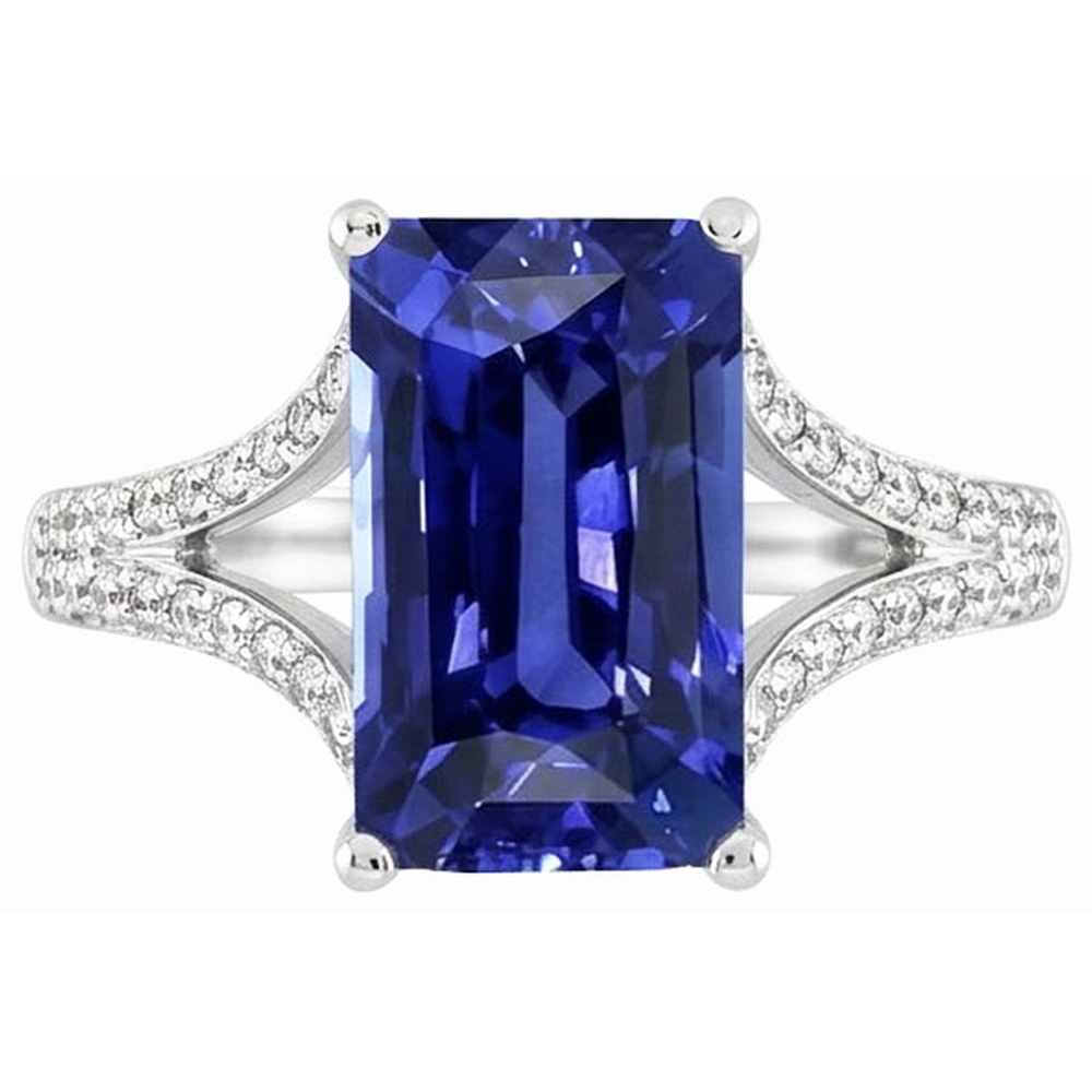 echter round diamant 4.50Karat ring Detailansicht