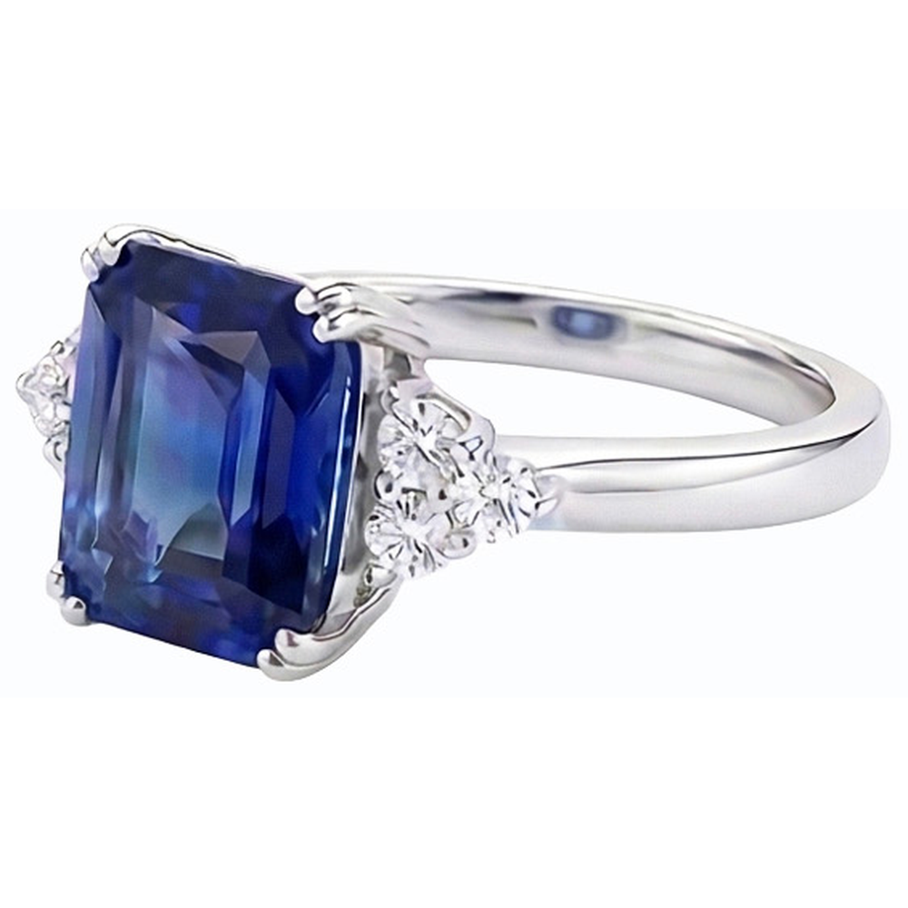 echter round diamant 3Karat ring Detailansicht