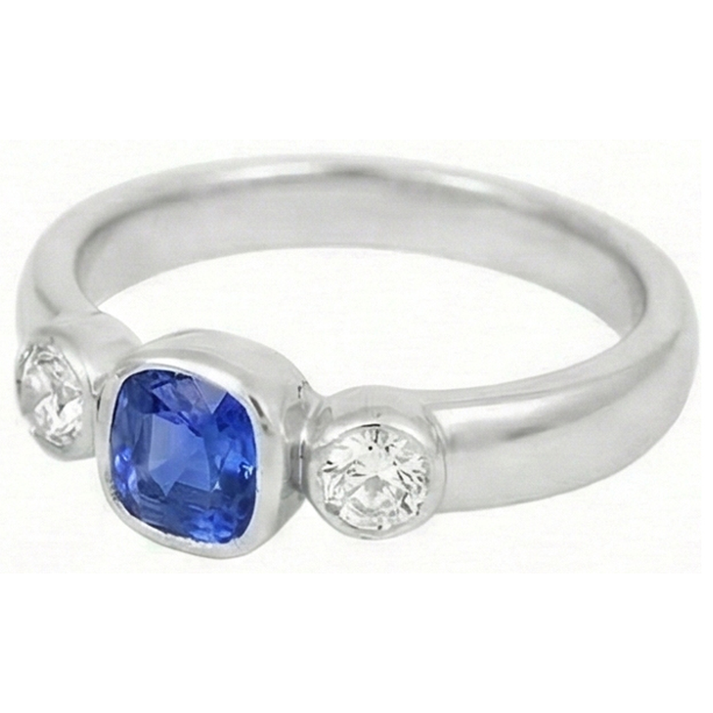 echter round diamant 1.50Karat ring Detailansicht
