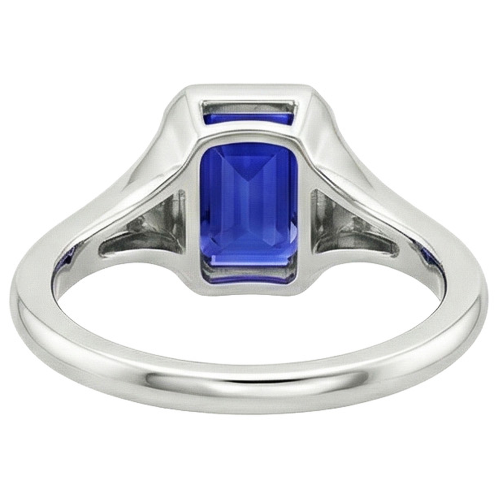 Smaragd Solitaire Ring Sri Lanka Saphir 3 Karat
