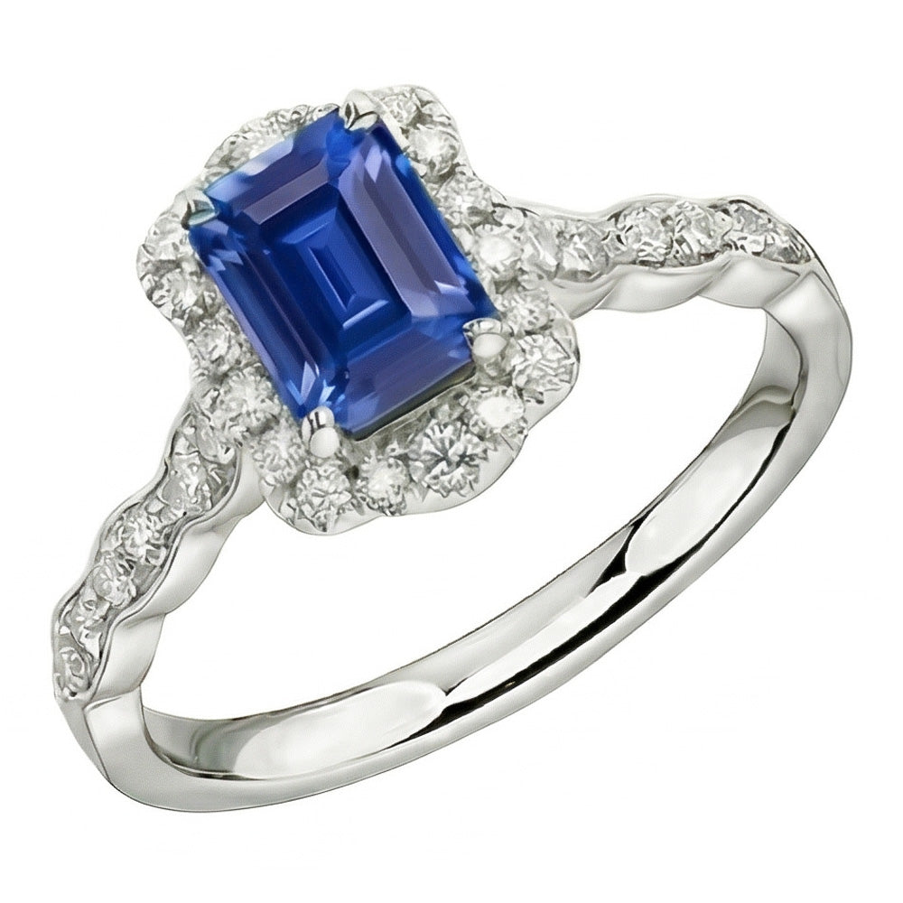 echter round diamant 3Karat ring Seitenansicht