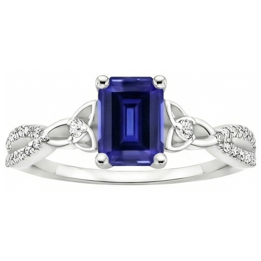 echter round diamant 3Karat ring Detailansicht