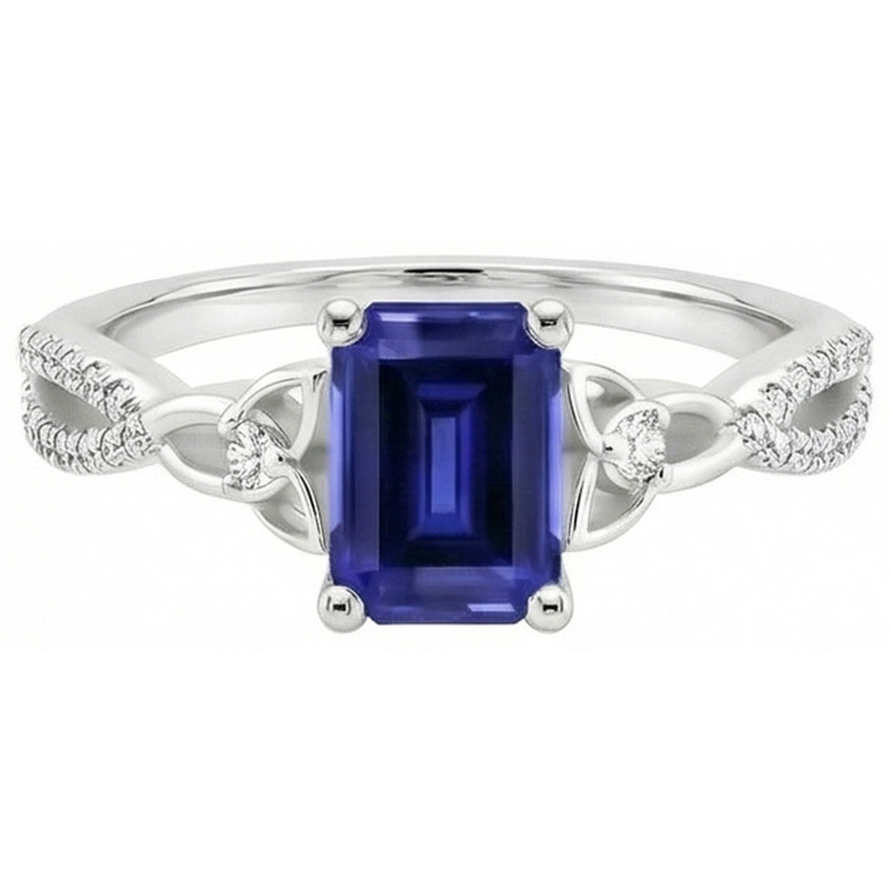echter round diamant 3Karat ring Seitenansicht