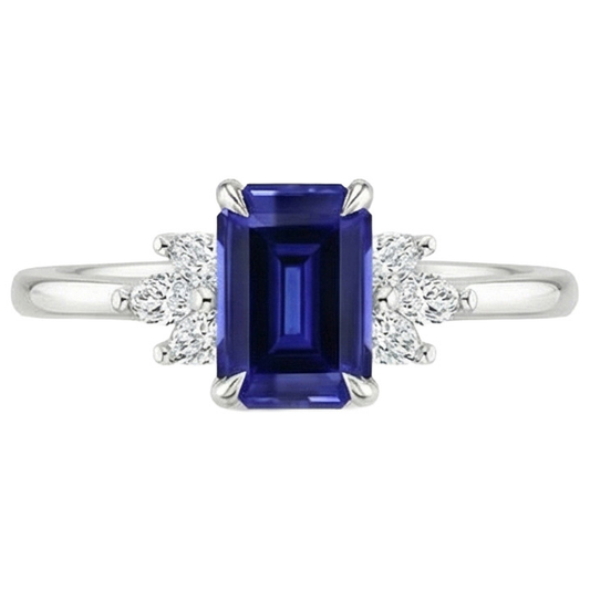 echter marquise diamant 2.50Karat ring Detailansicht