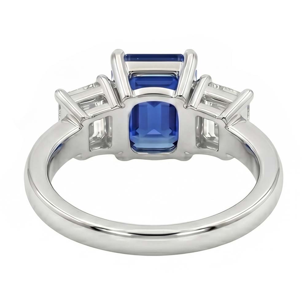 echter diamant 2.50Karat ring Profilansicht