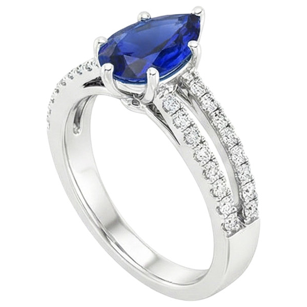 echter round diamant 4Karat ring Detailansicht
