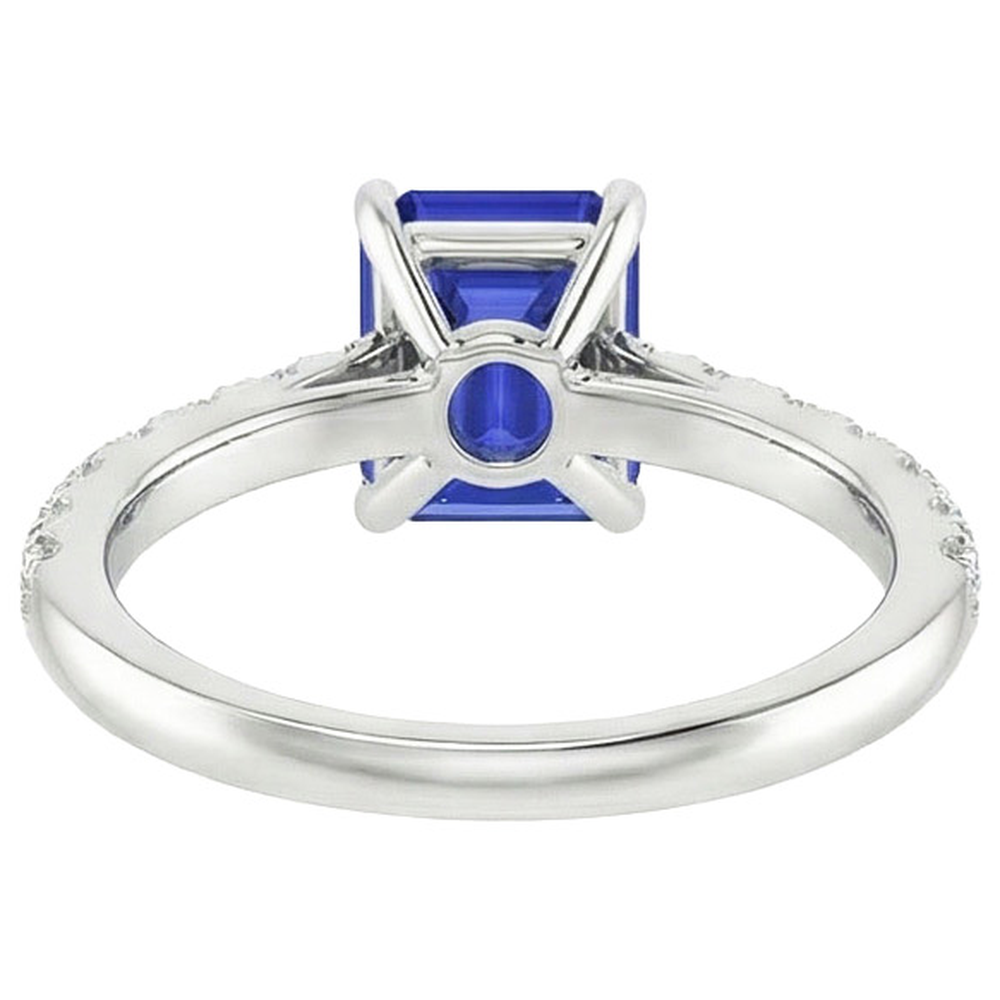 echter round diamant 4.25Karat ring Detailansicht