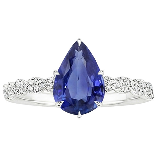 echter round diamant 3.50Karat ring Profilansicht